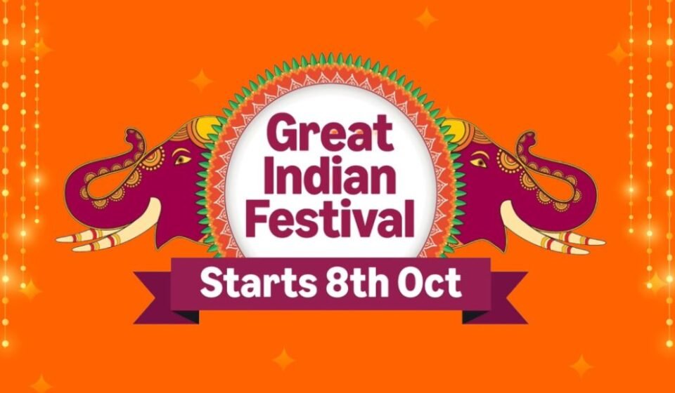 Amazon Great Indian Festival 2026 sale starting October 8 with smartphones electronics and festive shopping offers
