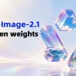 Qwen-Image-2.1 AI image generation and editing model showing transparent images, multiple references and local editing features