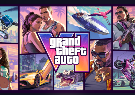 GTA 6 Vice City scene with Jason and Lucia and the official GTA 6 album release date