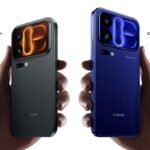 Xiaomi 18 Pro and 18 Pro Max smartphones showing their front and rear displays