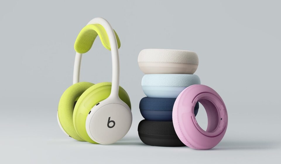 Beats 360 over-ear headphones with interchangeable cushions and IPX4 sweat and water resistance