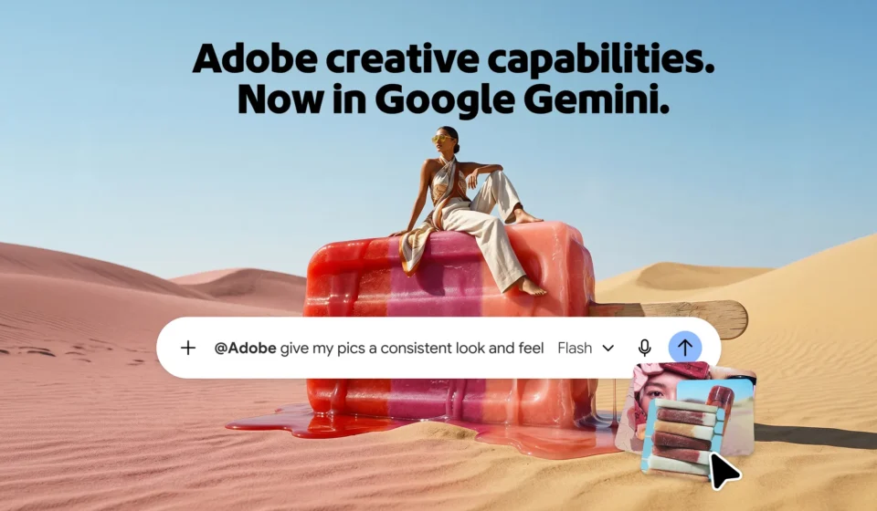 Adobe Comes to Gemini With Photoshop, Firefly & Express Tools